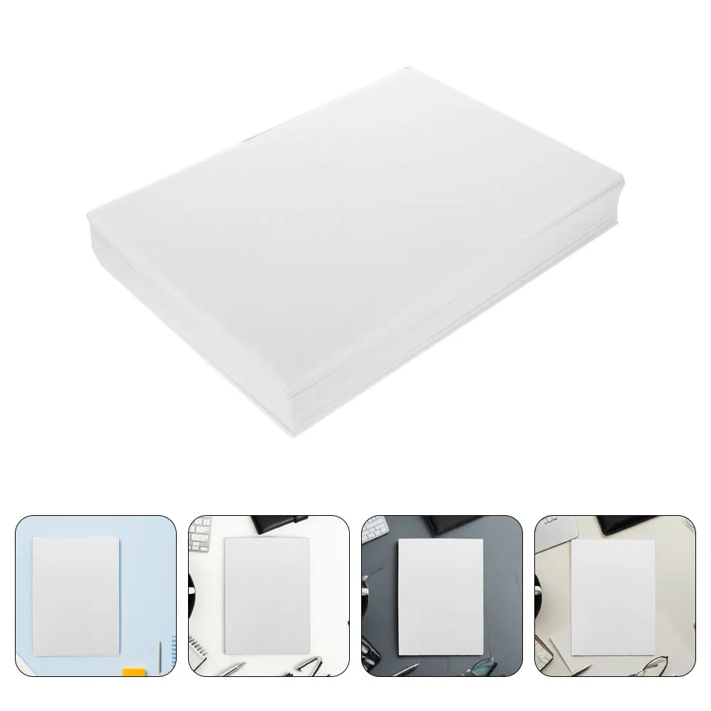 

20Pcs White Foam Papers DIY Crafting Set for Texture Painting and Decorative Projects Ideal for Home and School Activities