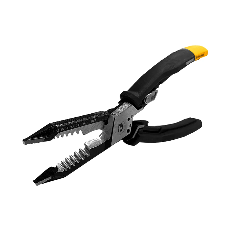 TOUGHBUILT TB-H3-60-M200 6 in 1 Multi-Function Electrical Stripping Pliers Electrician Installation Wire Stripper Hand Tools