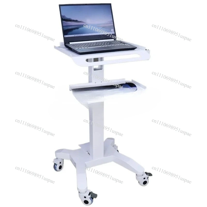 Dental mobile mouth scan trolley Multifunctional instrument Instrument trolley Oral endoscope Notebook Medical display table