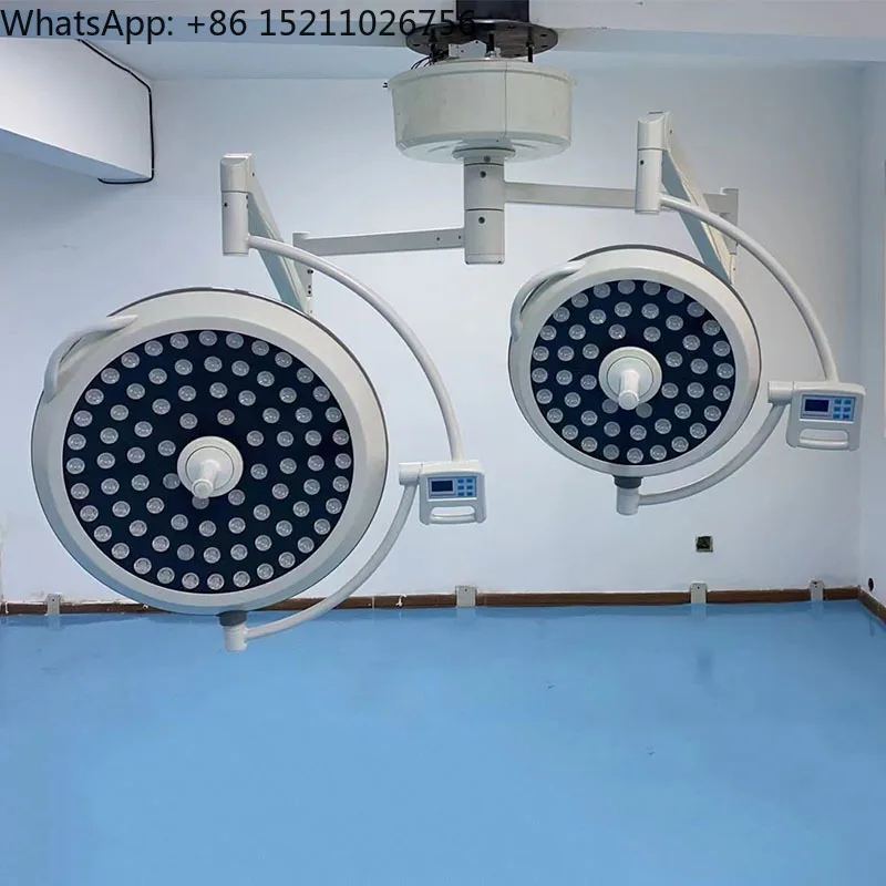 Hospital Medical Operation  Room Double or Single Head Dome Surgery Lamp Ceiling and Mobile Model