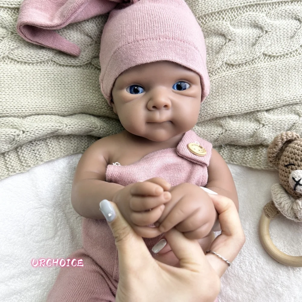 Lavabile 19 pollici Bettie Bebe Reborn Girl Doll con pelle dipinta Soft Touch Fatto a mano Realistico Corpo De Silicone Doll