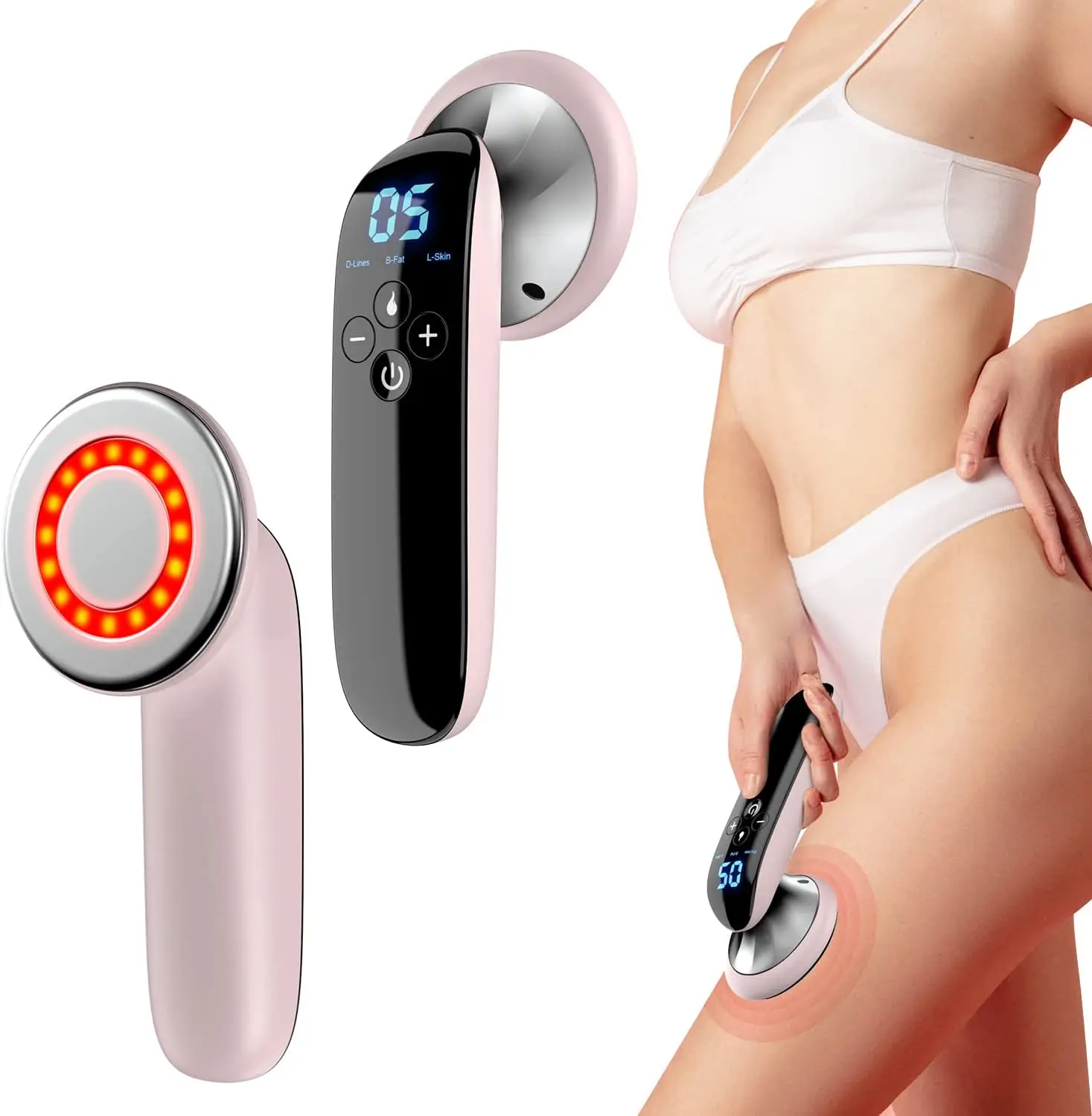 Professional Body Sculpting Machine Cordless Electric Body Massager for Belly Fat, Waist, Arm, Leg, Butt Cellulite Massager