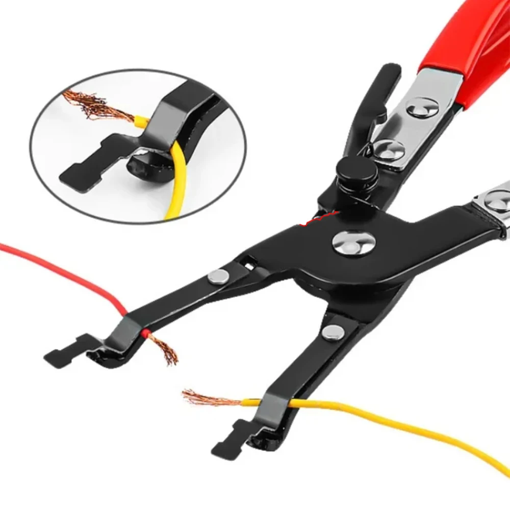 

Car Soldering Pick‑Up Aid Pliers Hold 2 Wires Auto Maintenance Garage Tool Wire Welding Clamp, Wire Soldering Pliers VT18712