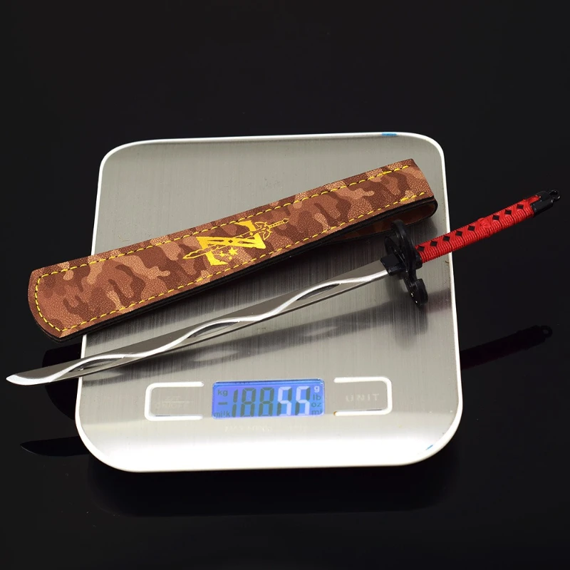 22 سنتيمتر/8.66in Zeldaa لعبة الأجهزة الطرفية ربط قطع الرياح شفرة أغطية جلد سلاح نموذج الحرفية الديكور شاشة لعبة هدية #4