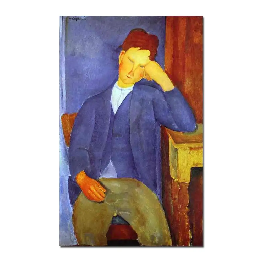 

The Young Apprentice by Amedeo Modigliani paintings For sale Home Decor Hand painted High quality