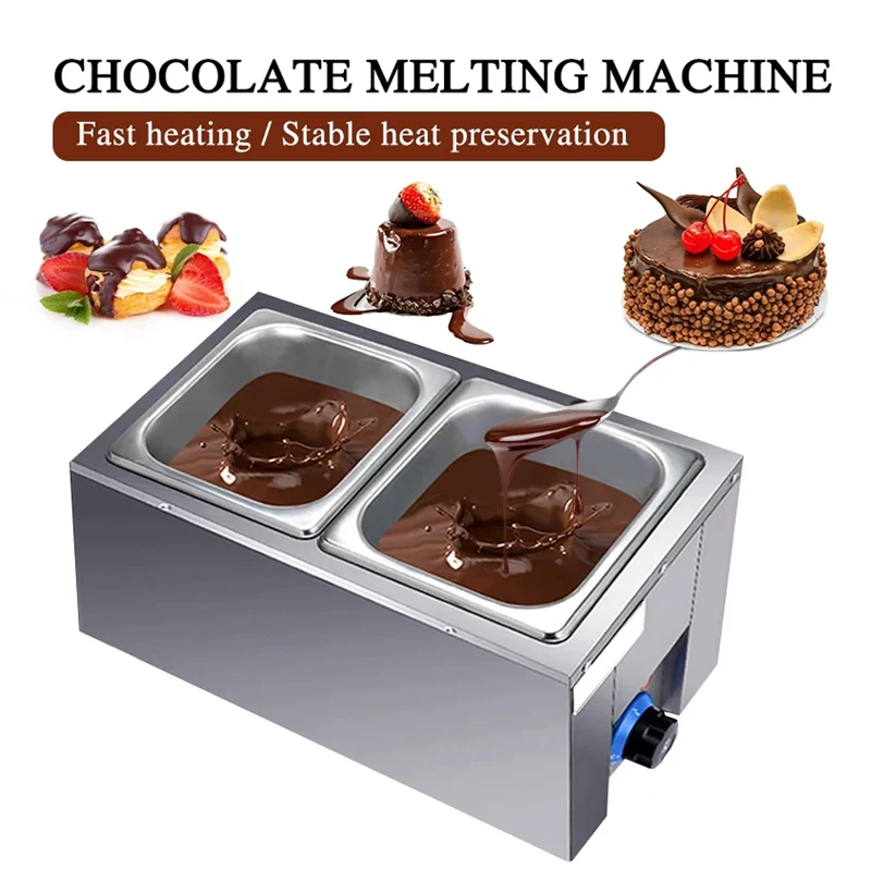 Electric Chocolate Melting Machine 110V/220V Chocolate Melting Furnace Butter Tempering Cream Machine Pearl Milk Heating Stove