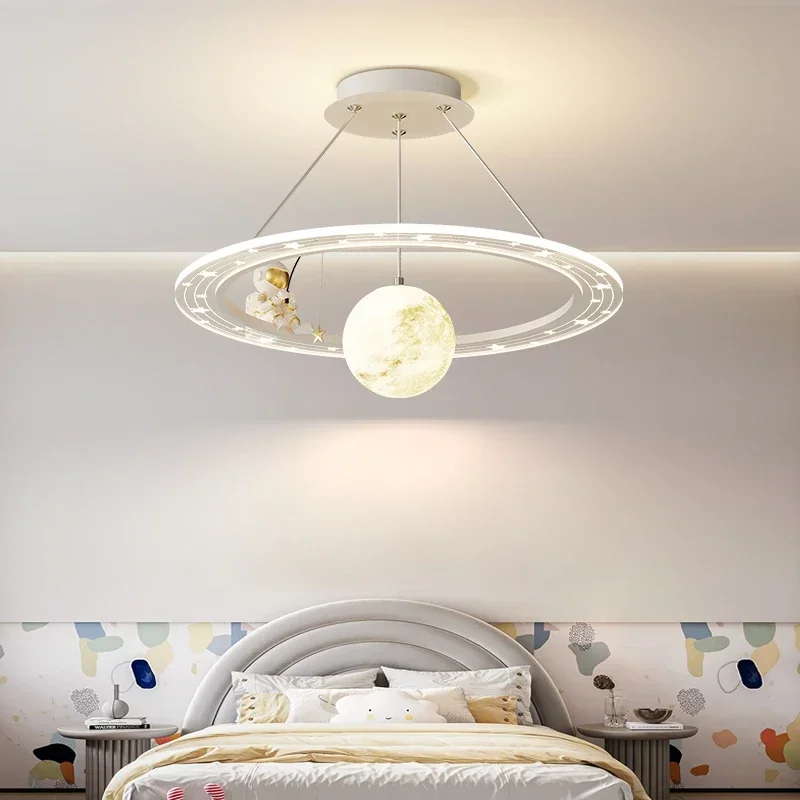 Lámpara colgante LED nórdica para habitación de niños, dormitorio, sala de estar, lámpara colgante, decoración, accesorio de iluminación colgante acrílico