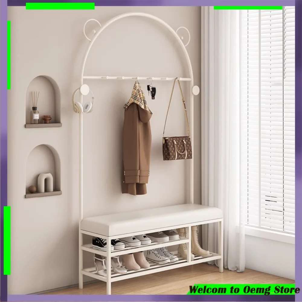 

Stylish Aesthetic Metal Clothes Rack Minimalist Storage Organizer Perfect For Bedroom Wardrobe Hanger Modern Home Furniture