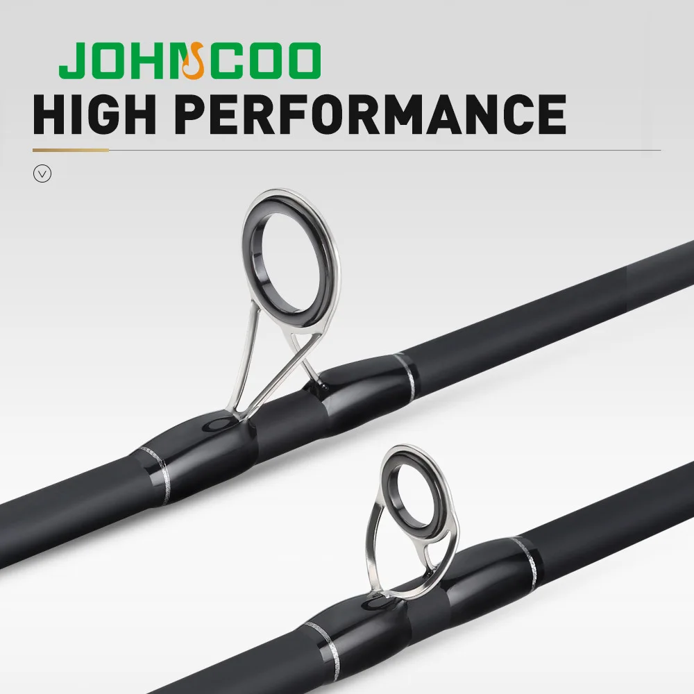 JOHNCOO Carbon Angelrute 2,7 m 3,0 m MH H Power Spinnrute Meer Bass Inshore  Angelrute 3 Abschnitte lange Casting Angelrute - AliExpress 18