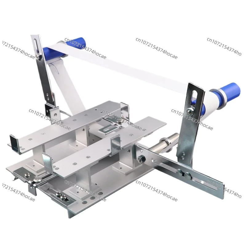 Overlock Machine Lifting Rack  Elastic Frame Stainless Steel Nylon Roller Pull Waist of Trousers Shelf Pneumatic