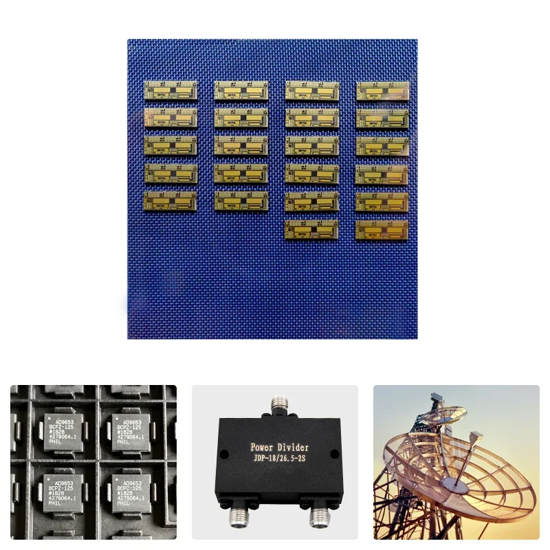 F:4-8GHz ;IL: 0.7dB Power Divider Synthesizer Bare Die China RF Microwave Millimeter Wave Electronic Component Device