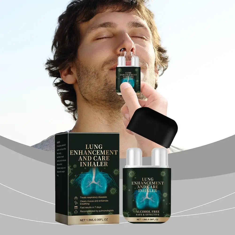 Cuidado de los pulmones de 1,8 ml, alivio del dispositivo de succión Nasal, cuidado y cuidado nasal suave, alivio de la circulación de la salud, cuidado, hollín respirable Purifi F9T4