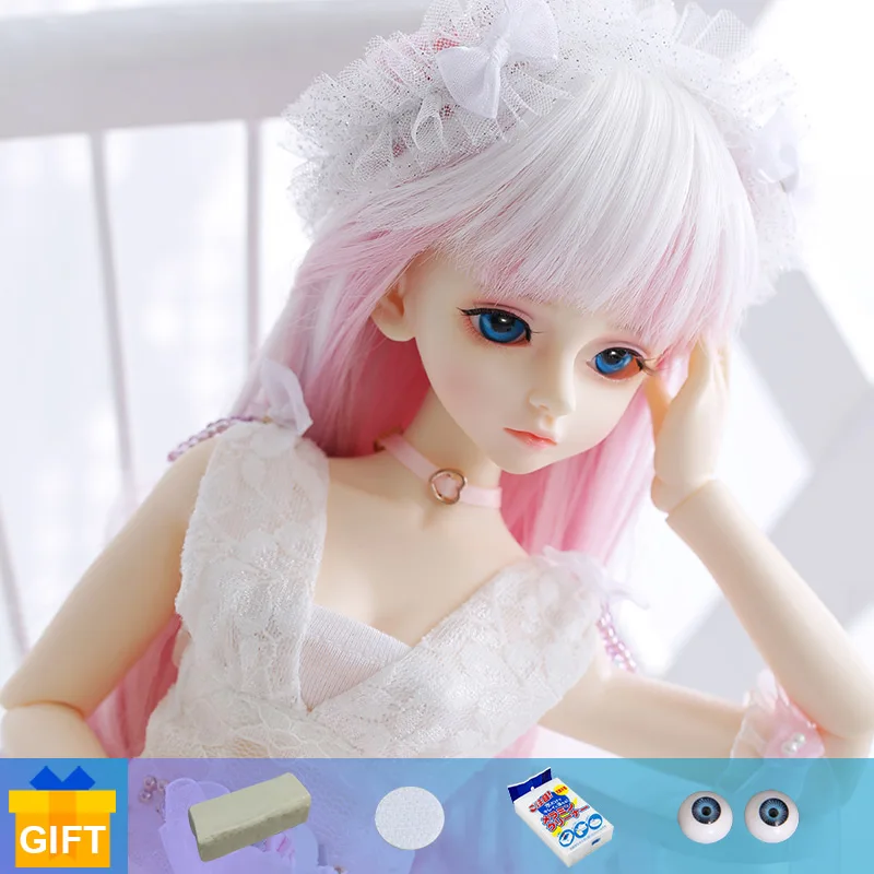 

1/4 Doll BJD Luts Bory Resin Body Model Girls Fullset complete professional makeup Toy Gifts joint doll