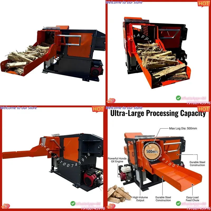 CE Certificate Professional Log Splitter RX500G With Automatic Splitting Cycle