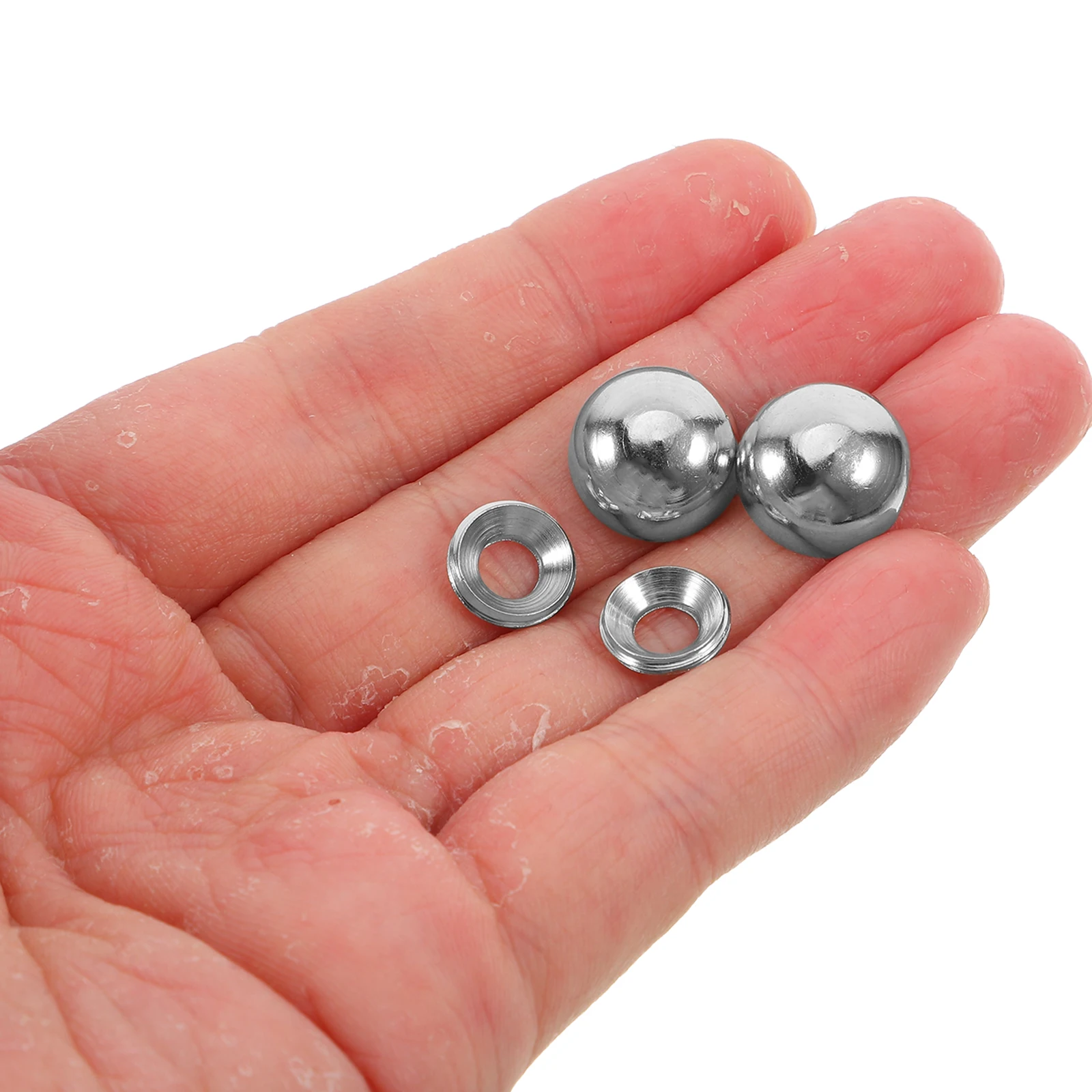 

8PCS Decorative Screw Caps Curved Design Self Tapping Screws Aesthetic Enhancement Versatile Options Metal Fixing Hardware