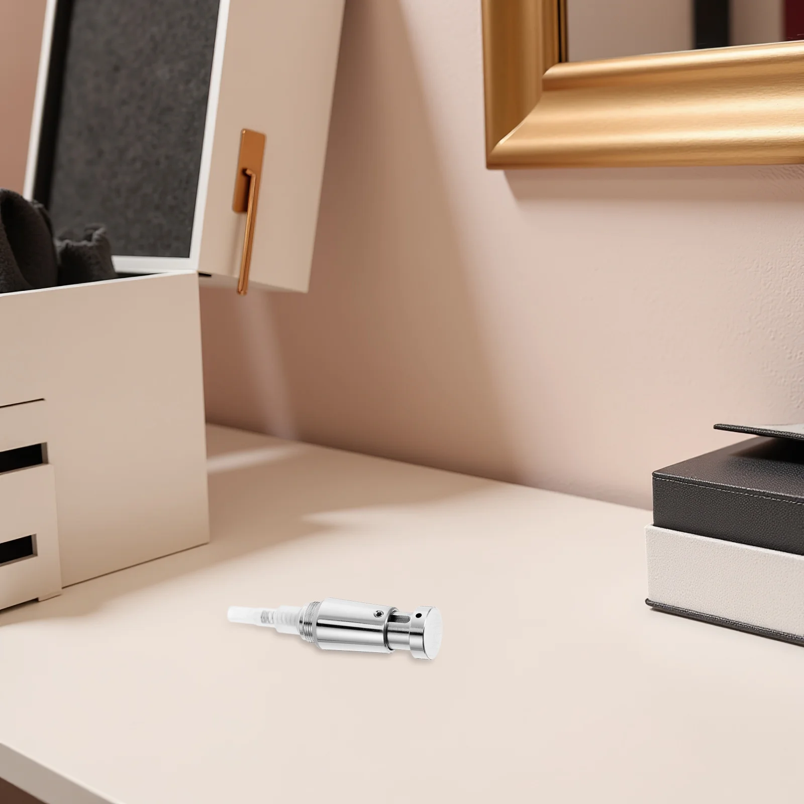 

Wall Mount Soap Dispenser 18Mm Stainless Steel Manual Pump Head Replacement for Hotel Bathroom Liquid Soap Dispenser