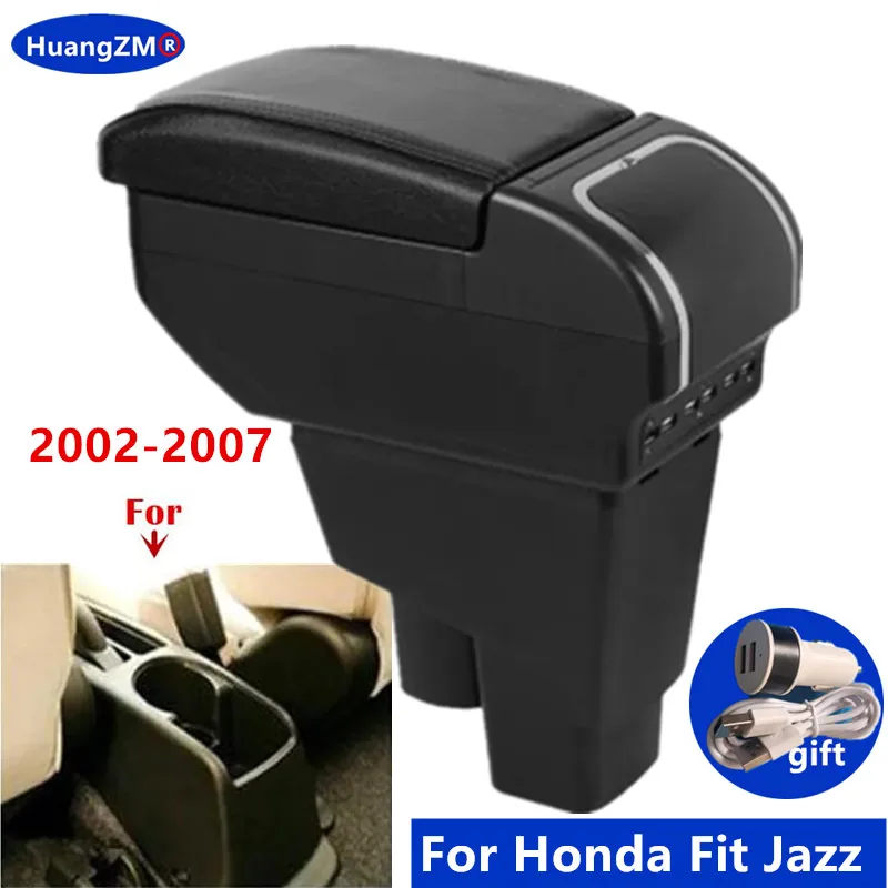Car Armrest Storage Box For Honda Jazz Armrest Box For Honda Fit Jazz 1 2002 2003 2004 2005 2006 2007 Dedicated Car Accessories