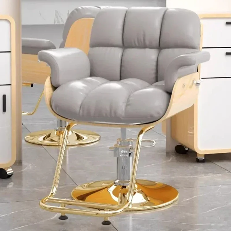 

Apartment Designer Barber Chairs Indoor Classics Metal Luxury Barber Chairs Armrest Office Sillas De Comedor Home Furnitures