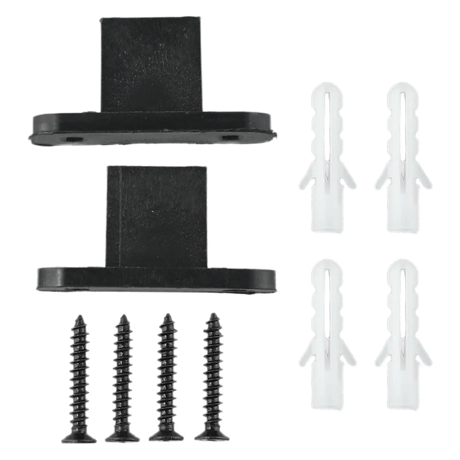 Practical Barn Guide Floor Guide For Sliding Door Plastic 2 Stay Roller 2 Pcs 2* Accessories Adjustable Door Floor