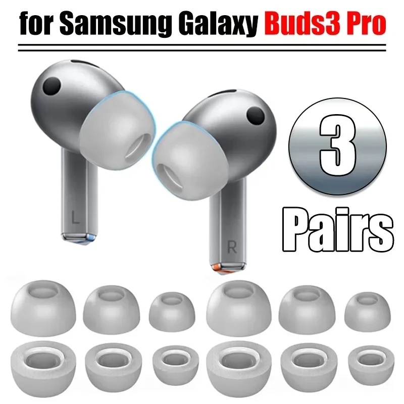 

3/1Pairs Replacement Earplug for Samsung Galaxy Buds Pro Anti Slip Memory Foam Eartips Noise Cancellation Cushion Earbuds Plugs