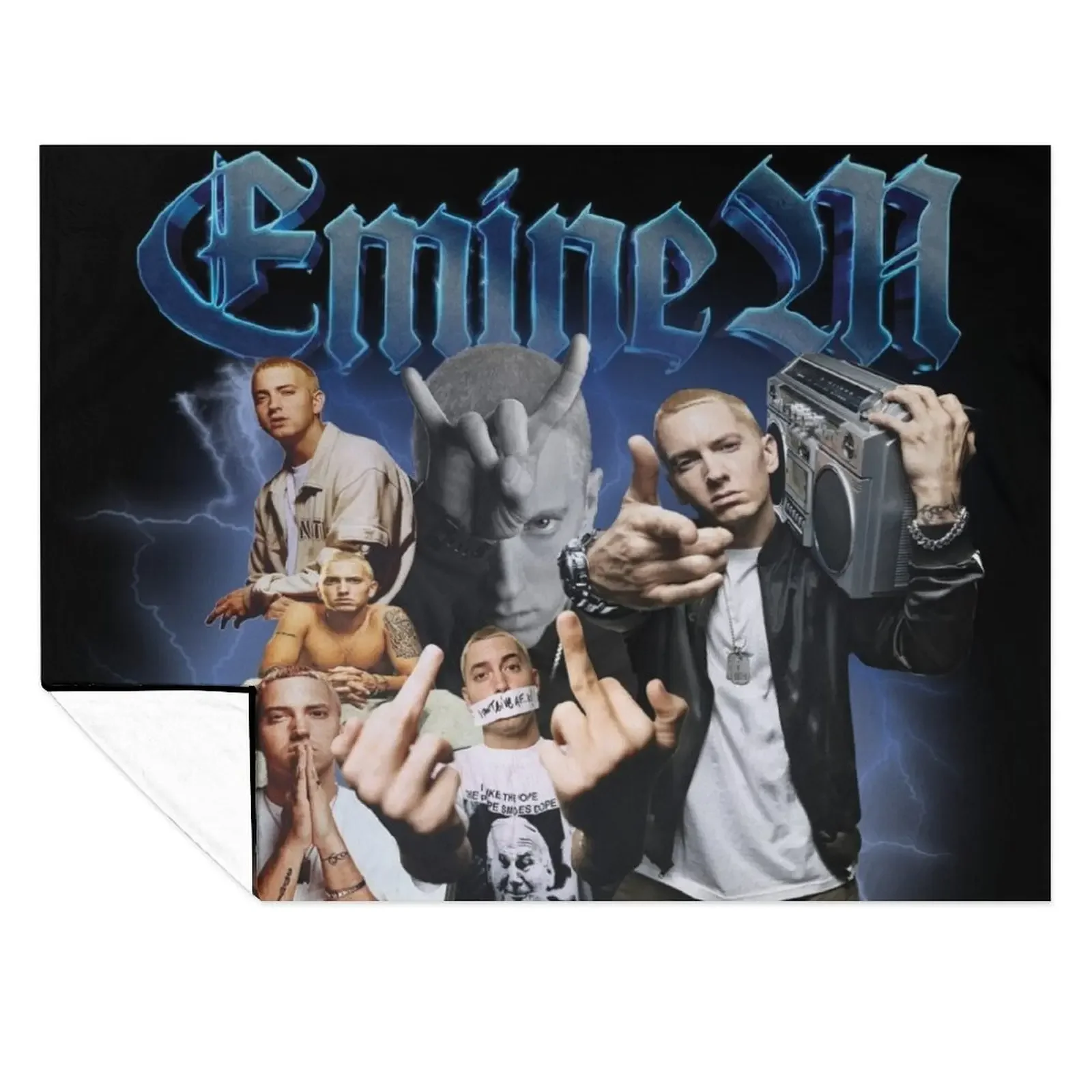 

Eminem Throw Blanket warm for winter Designers For Baby Single Blankets