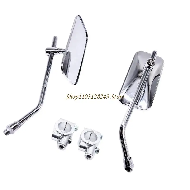 N5KD Enhanced Visibility Motorcycle Rearview Mirrors in Easy Tool Setup Suitable for Commuters Riding Safety Assurances