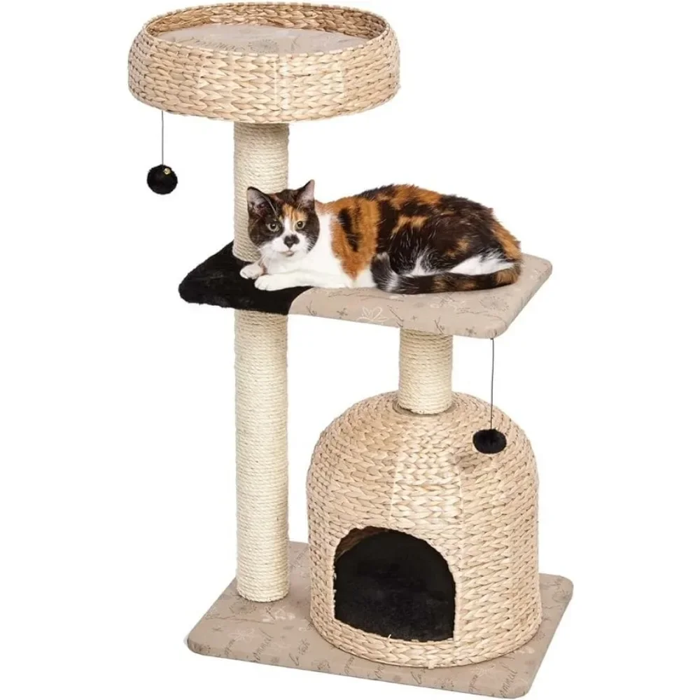 Cat Tree, Nest Cats Furniture Beds and Furniture Cats Pet Products Scratcher, Cat Tree