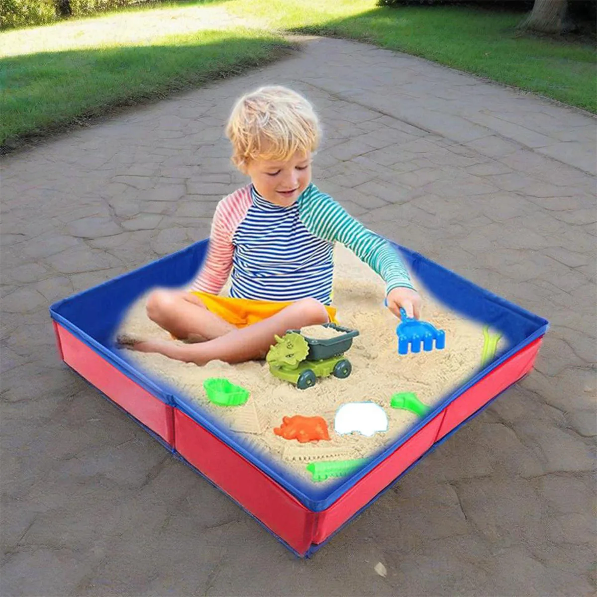 Juguetes de caja de arena de playa Juguetes de caja de arena para niños, juegos al aire libre para niños Mesa de arena Regalos para niñas y niños para Navidad Cumpleaños Juguetes de playa