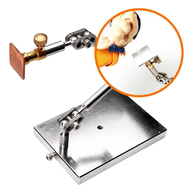 A84G-Stop Motion Animation Rig Arm Kit met 26 cm roestvrijstalen Rig Arm en 6 verschillende connectoren voor naadloos karakter