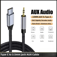 Usb C To 3.5mm Aux Jack Adapter Speaker and Headphone 3.5 Mm Aux Audio Splitter Jack 3 5 Cable for Huawei Xiaomi Mi 10t