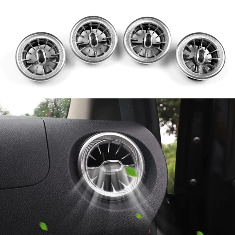Interior Front Dashboard Air Condition Turbo Vent Replacement for Mercedes Benz V250d V220 Vito W447 Viano Valente Metris Spring