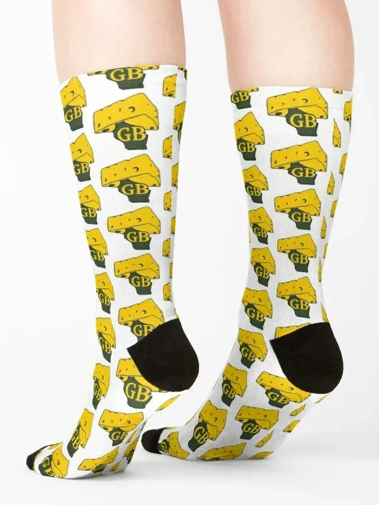 Green Bay Cheese Socks Running short essential cute Designer Man Socks Women's