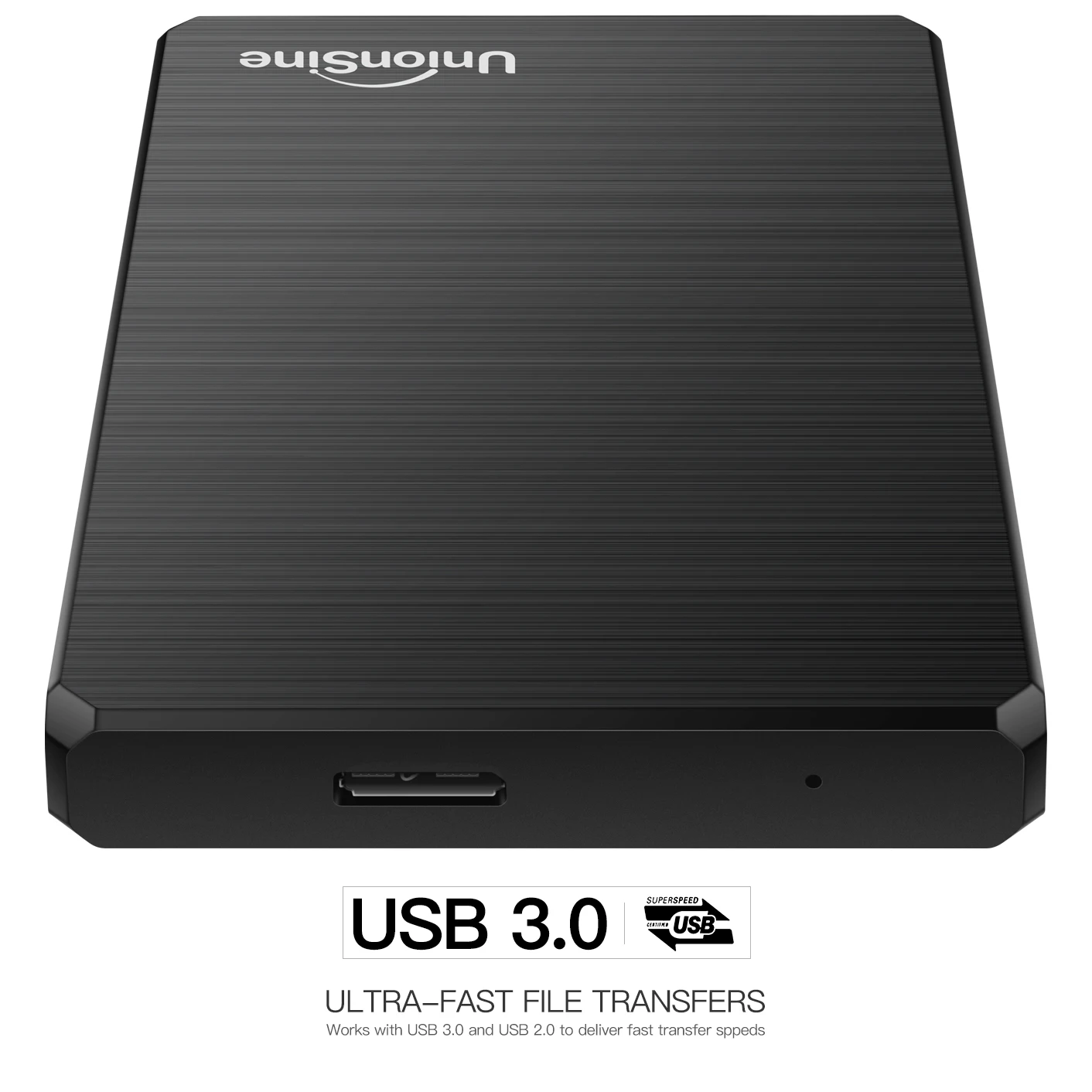 محرك الأقراص الصلبة الخارجي المحمول UnionSine HDD 1 تيرا بايت/500 جيجابايت 2.5 بوصة ذاكرة القرص USB تخزين لألعاب الكمبيوتر اللوحي والكمبيوتر المكتبي