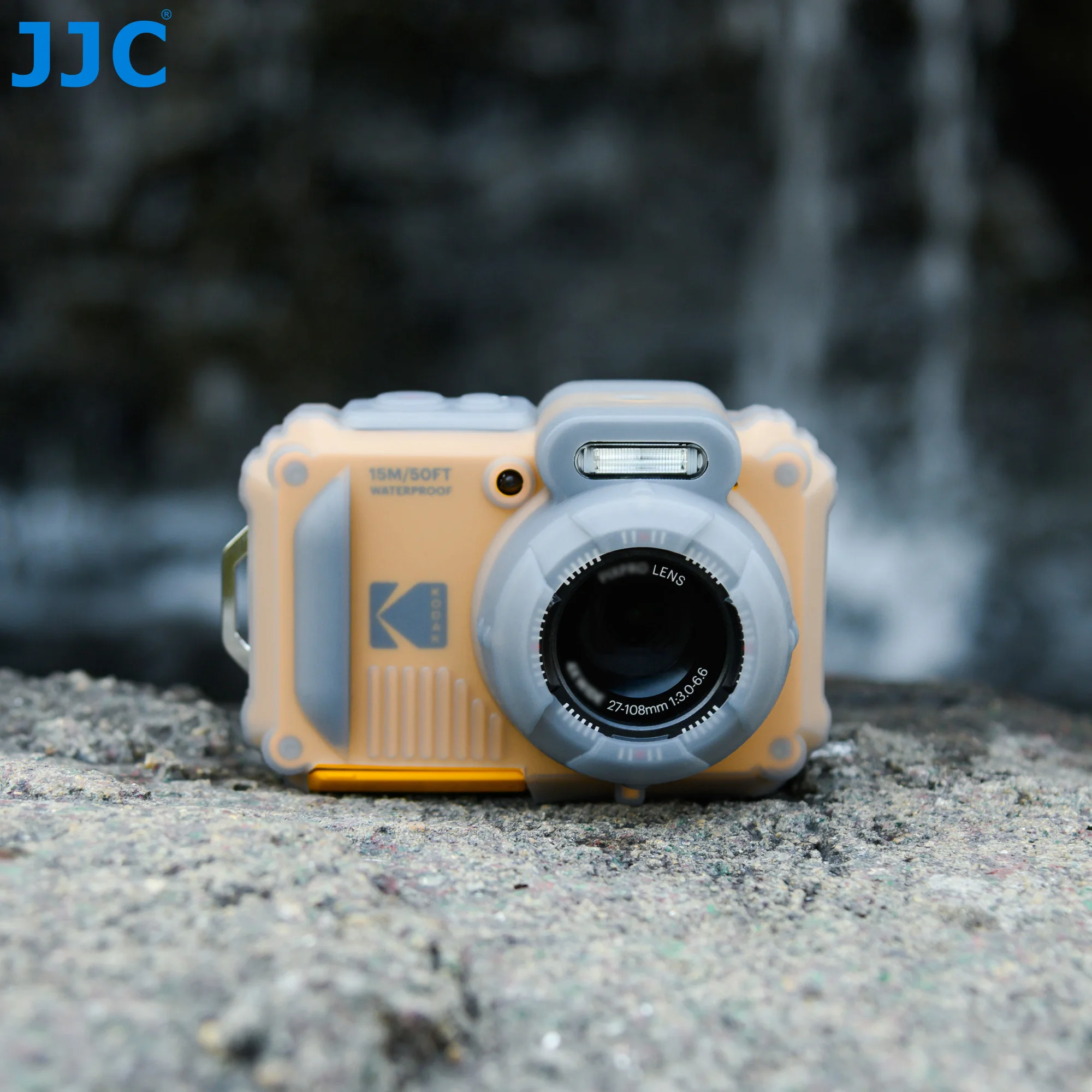 JJC Soft Silicone Case for KODAK PIXPRO WPZ2 Anti-Scratch Fit 