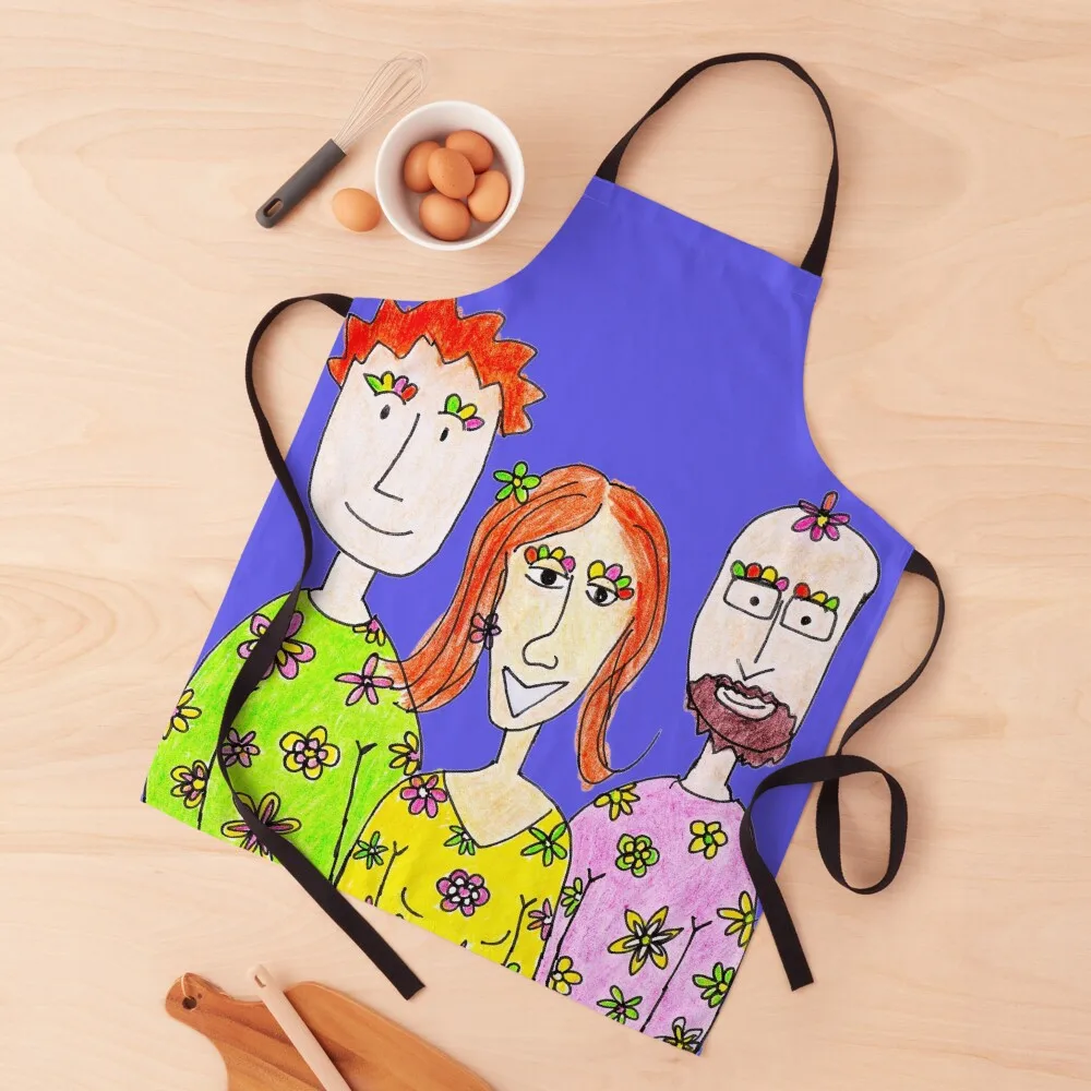 

The Happy Somethings Apron Salon Kitchen Items Chef Accessories japanese woman Apron