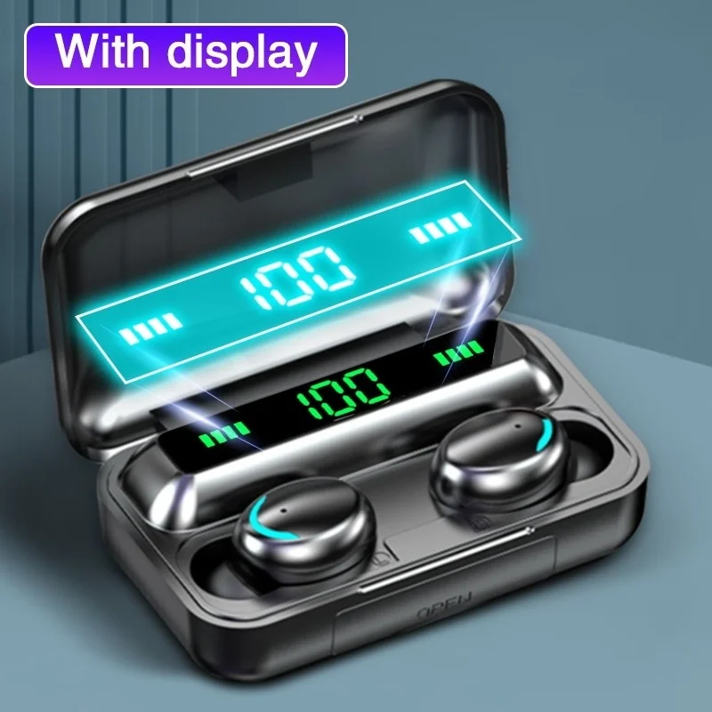 

Беспроводные наушники F9TWS с поддержкой Bluetooth 5,1, hi-fi звук, стереогарнитура с двойным динамическим драйвером, водонепроницаемые наушники с сенсорным управлением, рекомендуем