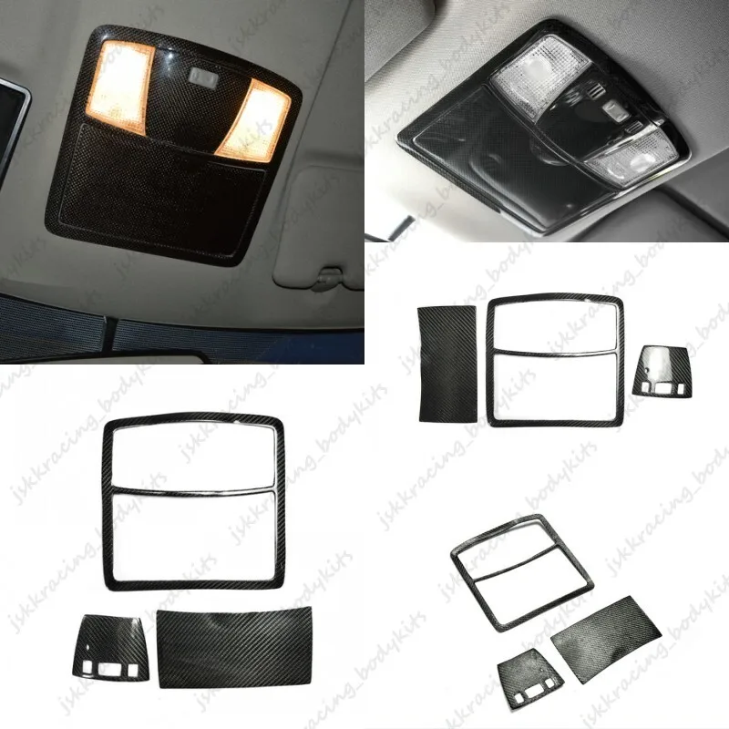 For Nissan 09-16 LHD GTR R35 Map Light Surround Trim (Stick on) Carbon Fiber car BodyKits