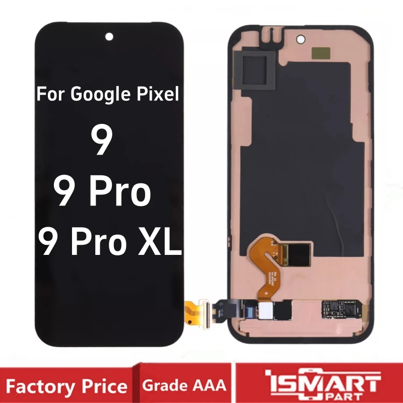 For Google Pixel 9 9Pro LCD For Pixel 9 Pro XL Display Touch Screen Digitizer Assembly With Frame Replacement Parts