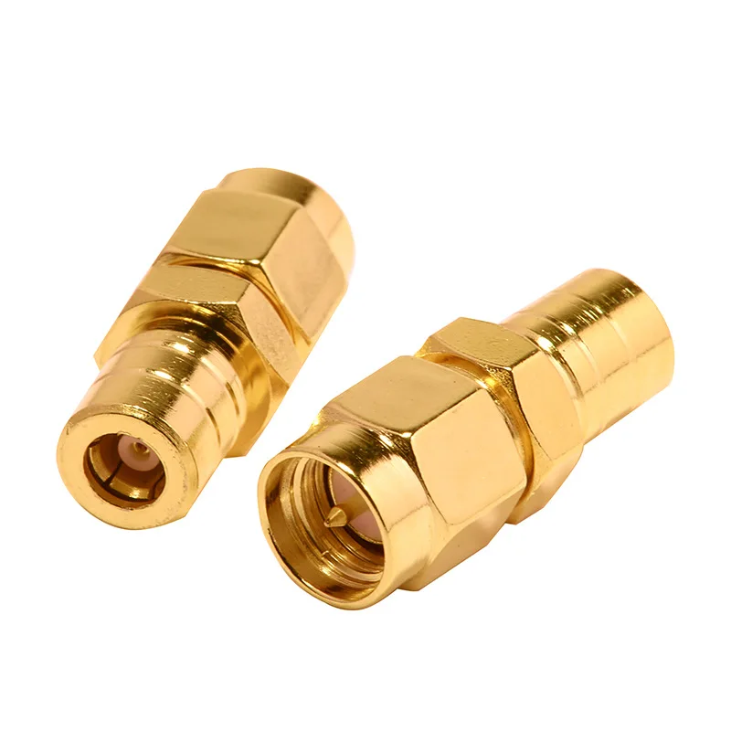 Zigotronic SMA Male to SMB RF Adapter Low Loss 50 Ohm SMB Coaxial Connector for Car Aerial Radio Antenna