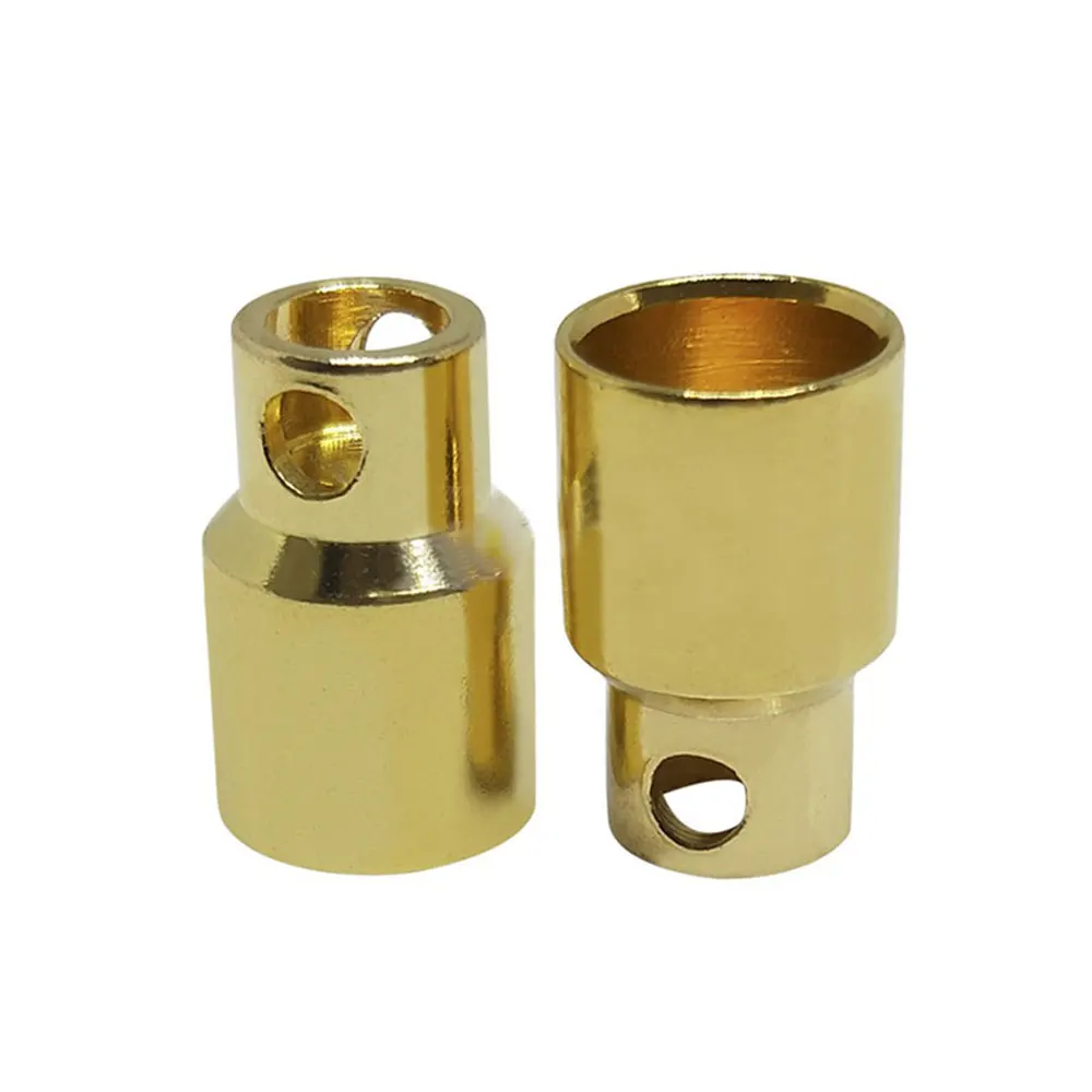 YUXI 1PCS 8MM RC Battery Gold-plated Bullet Banana Plug High Quality Male Female Bullet Banana Connector