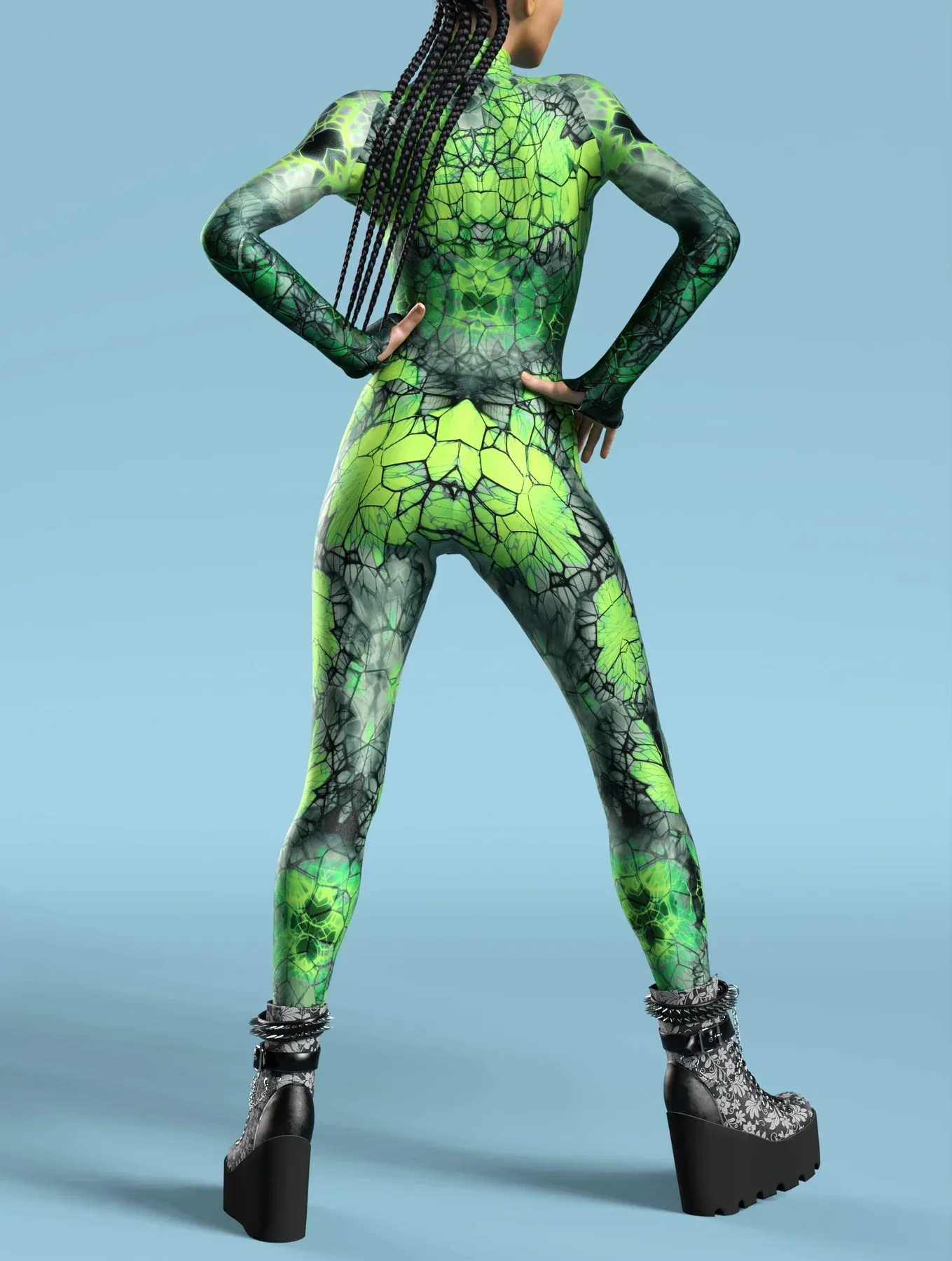 Damen Herren Muskel-Mensch Wüste Dazzle in Sieben Farben 3D-Druck Verkleidungs-Jumpsuit Halloween-Party Cosplay-Kostüme Outfit – Detail 31