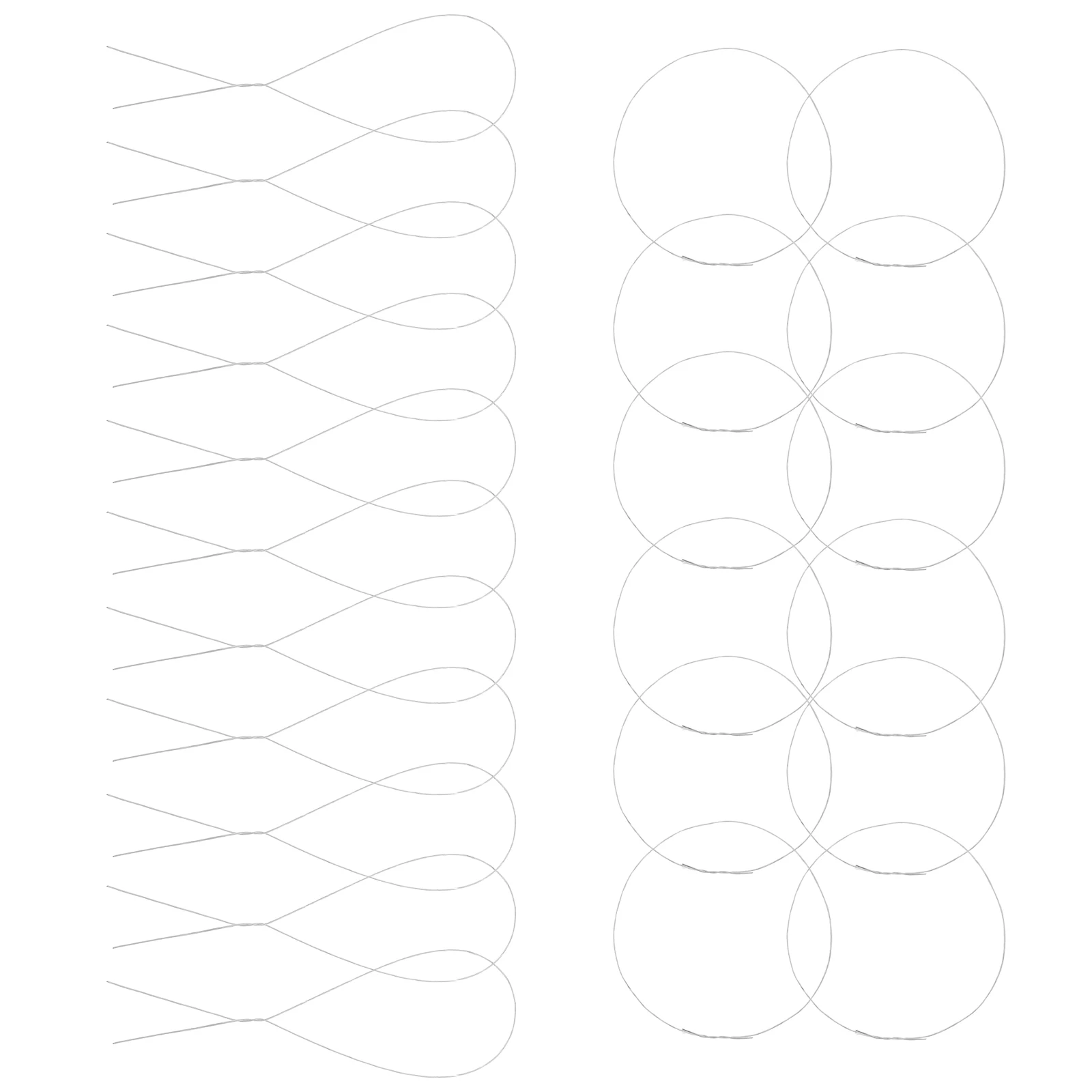 ลวดดอกไม้สีขาวขนาด 24 เกจ 50 ชิ้น สำหรับจัดดอกไม้ประดิษฐ์ งานฝีมือ DIY ตกแต่งงานแต่งงาน งานปาร์ตี้ แถบพันลวด