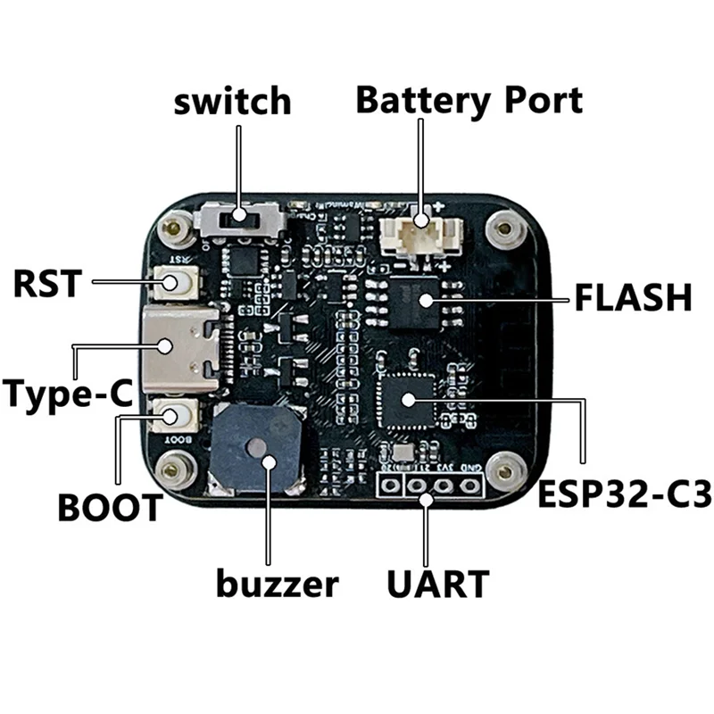 

1.69Inch ESP32 LCD Display Module ST7789 240X280 Resolution SPI Micro-Type LCD Display With Wifi Bluetooth