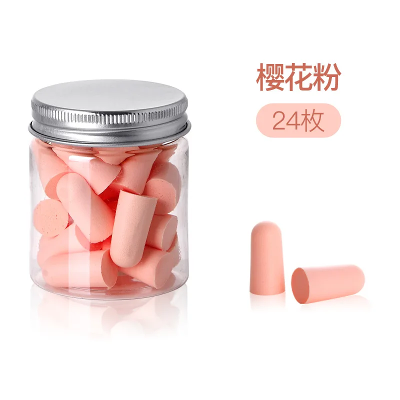 24 Pcs Earplugs Sound Insulation Soft Foam For Sleeping Earplug Anti Noise Reduction Sleep Cancelling Protection Ear Plugs