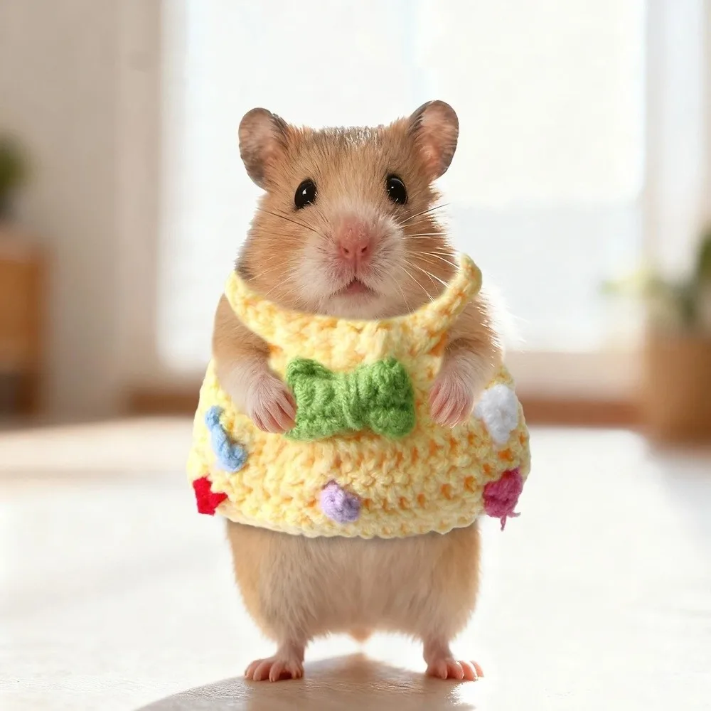

Hamster Outfits Cute Hamster Knitted Skirt Warm Soft Animals Dress Handmade Hamster Clothes Animals Accessories