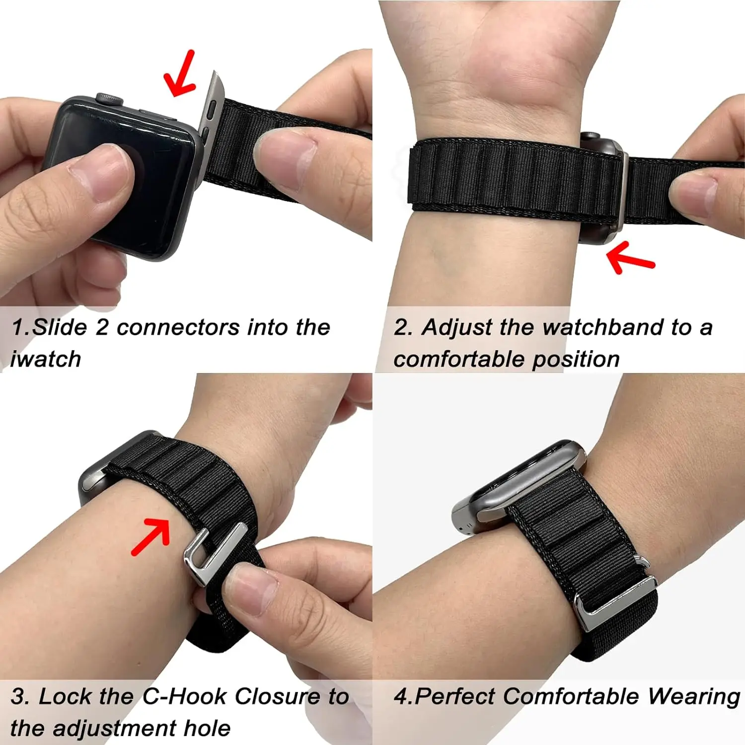 Correa Alpine Loop para Apple Watch Ultra 3 2 49mm 46mm 42mm 45mm 44mm 41 40mm correa iWatch Series 11 10 9 8 7 6 5 SE cinturón