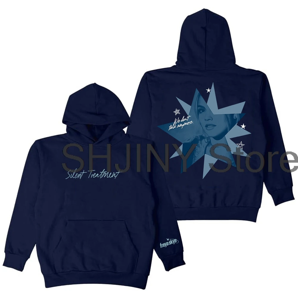 Freya Skye Silent Treatment Merch Felpa con cappuccio Manica lunga Streetwear Uomo Donna Felpe con cappuccio Abiti di moda