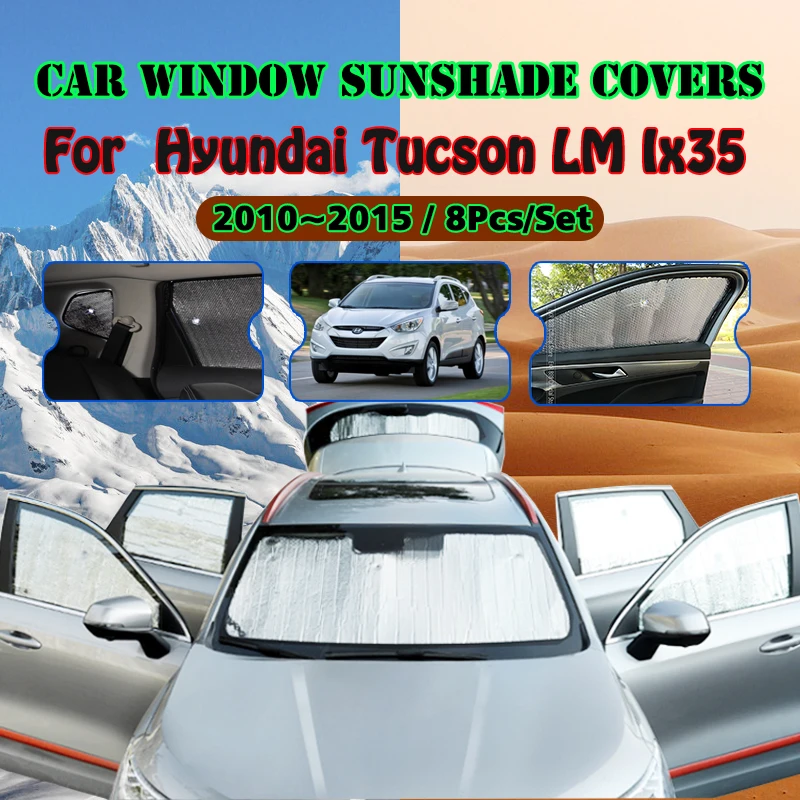 

For Hyundai Tucson LM Ix35 2010~2015 2012 Car Window Windshield Sunshade UV Protect Reflector Sun Shade Visor Auto Accessories