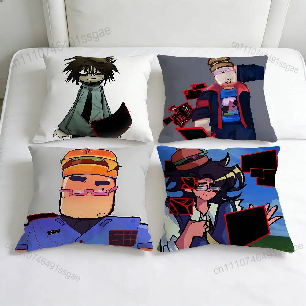 

007n7 C-Customizable Square Pillow Cover Decorative Throw Pillow Case for Sofa Couch Bed Home Car Living Room Decoration