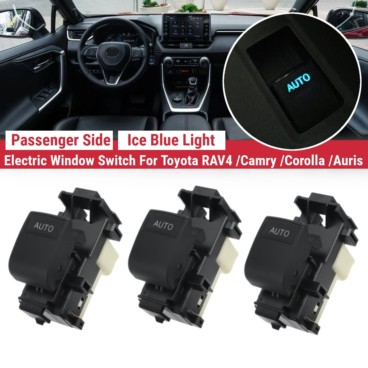 

Electric Power Window Master Switch For Toyota RAV4 /Camry /Corolla /Auris Car Accessories